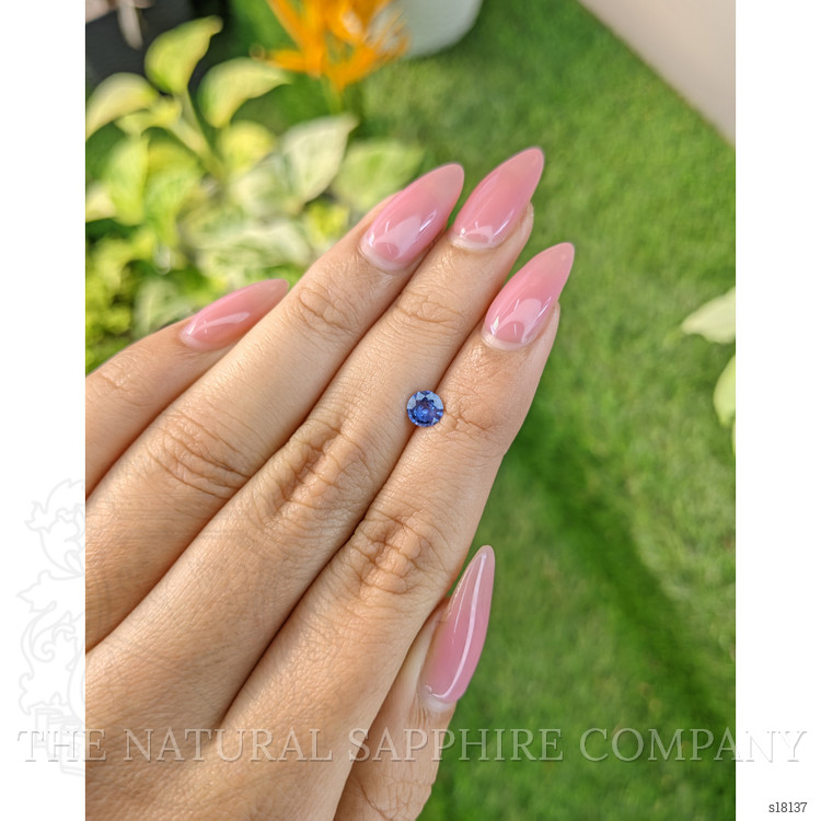 0.54 Ct. Blue Sapphire from Ceylon (Sri Lanka)