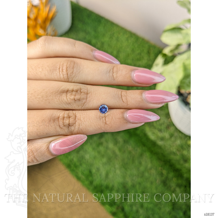 0.54 Ct. Blue Sapphire from Ceylon (Sri Lanka)