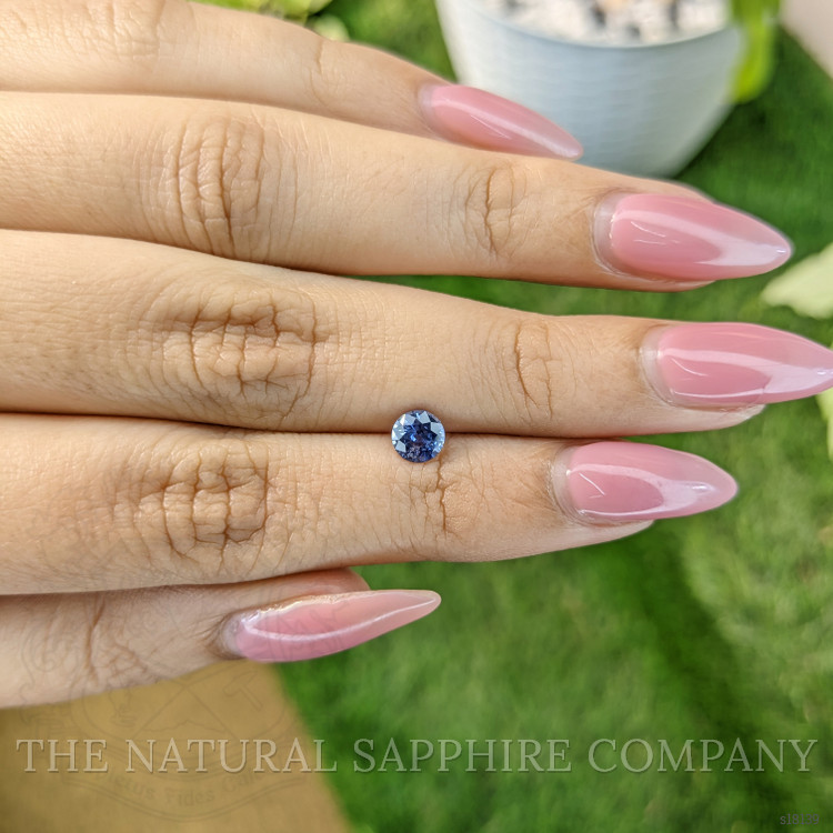 0.65 Ct. Blue Sapphire from Ceylon (Sri Lanka)