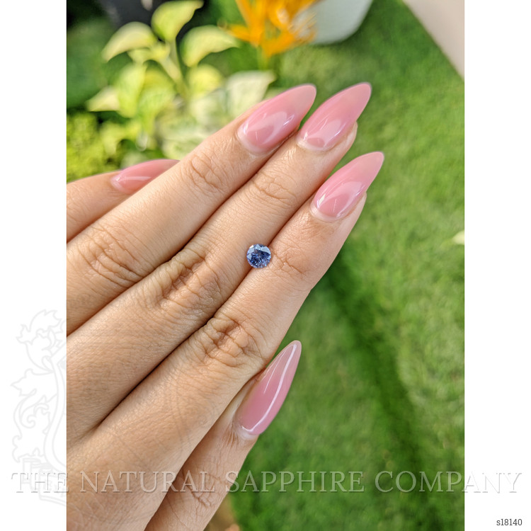 0.66 Ct. Blue Sapphire from Ceylon (Sri Lanka)