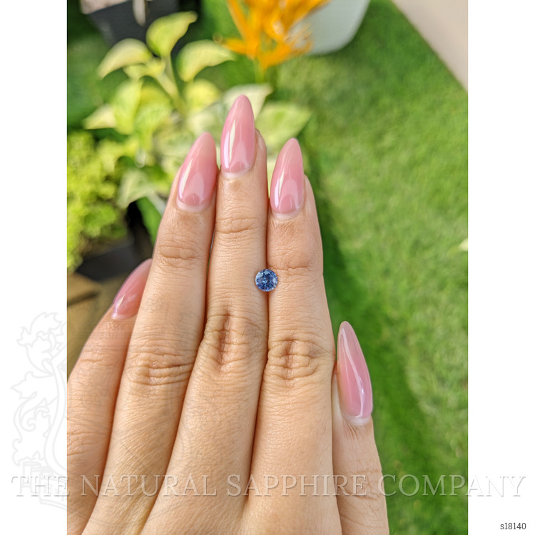 0.66 Ct. Blue Sapphire from Ceylon (Sri Lanka)