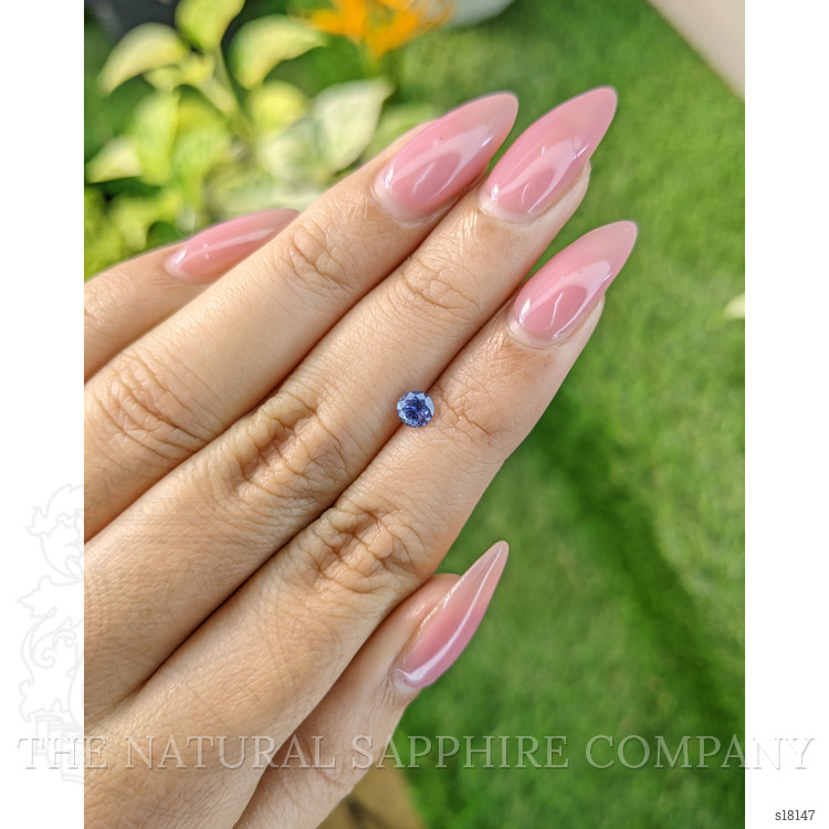 0.51 Ct. Blue Sapphire from Ceylon (Sri Lanka)