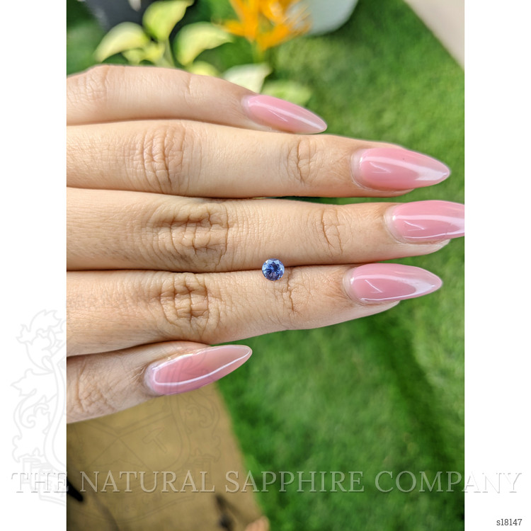 0.51 Ct. Blue Sapphire from Ceylon (Sri Lanka)