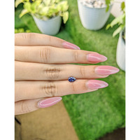 0.73 Ct. Violet Sapphire from Ceylon (Sri Lanka) Life Style