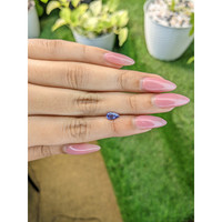 0.76 Ct. Violet Sapphire from Ceylon (Sri Lanka) Life Style