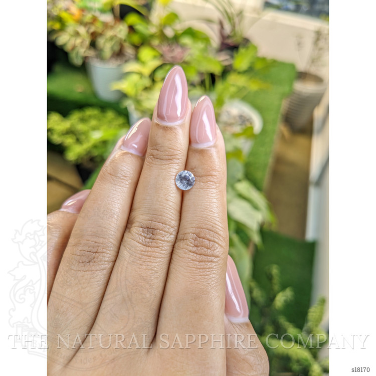 0.97 Ct. Blue Sapphire from Ceylon (Sri Lanka)