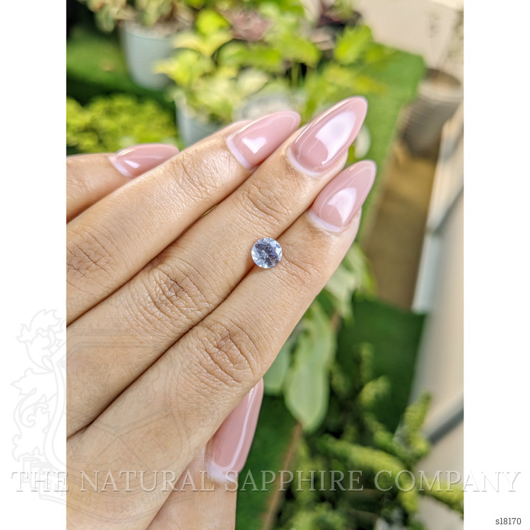 0.97 Ct. Blue Sapphire from Ceylon (Sri Lanka)