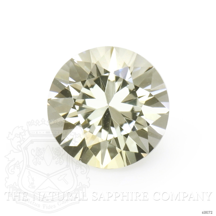 1.03 Ct. Greenish Yellow Sapphire from Ceylon (Sri Lanka)