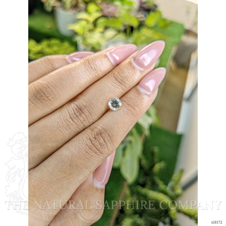 1.03 Ct. Greenish Yellow Sapphire from Ceylon (Sri Lanka)