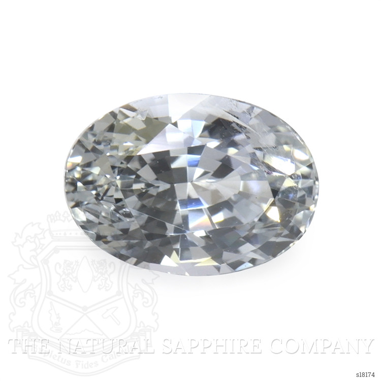 1.87 Ct. Bluish Grey Sapphire from Ceylon (Sri Lanka)