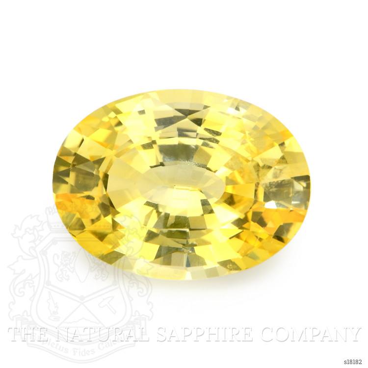 9.38 Ct. Yellow Sapphire from Ceylon (Sri Lanka)