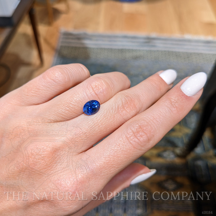 2.26 Ct. Blue Sapphire from Ceylon (Sri Lanka)