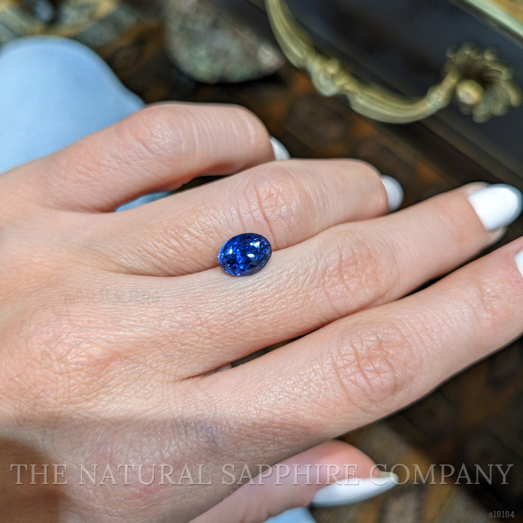 2.26 Ct. Blue Sapphire from Ceylon (Sri Lanka)