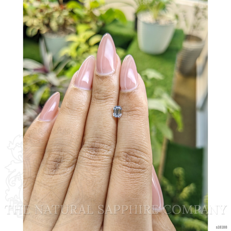 0.73 Ct. Blue Sapphire from Ceylon (Sri Lanka)