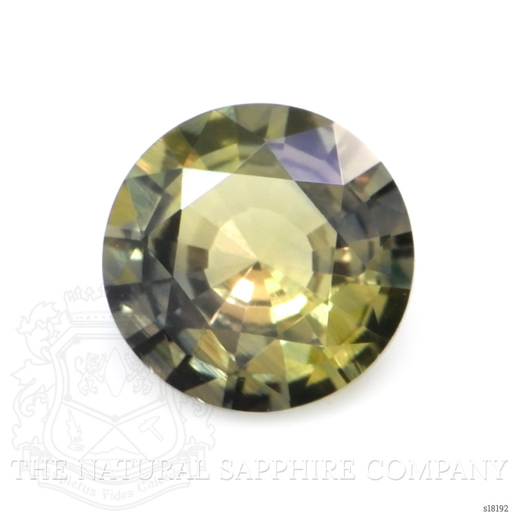 0.48 Ct. Greenish Yellow Sapphire from Ceylon (Sri Lanka)