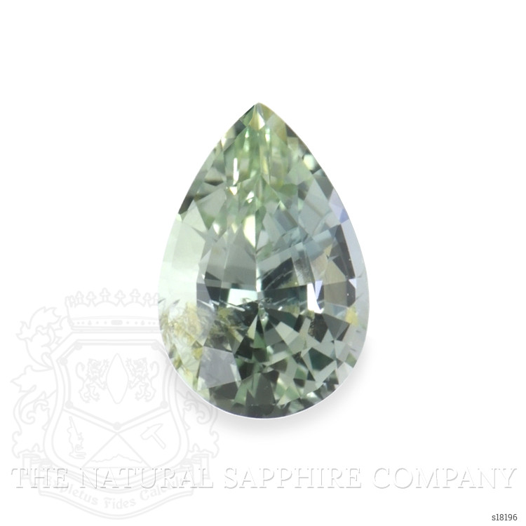 0.78 Ct. Yellowish Green Sapphire from Ceylon (Sri Lanka)