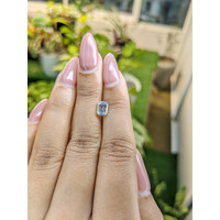 1.24 Ct. Bi Color Sapphire from Ceylon (Sri Lanka) Life Style