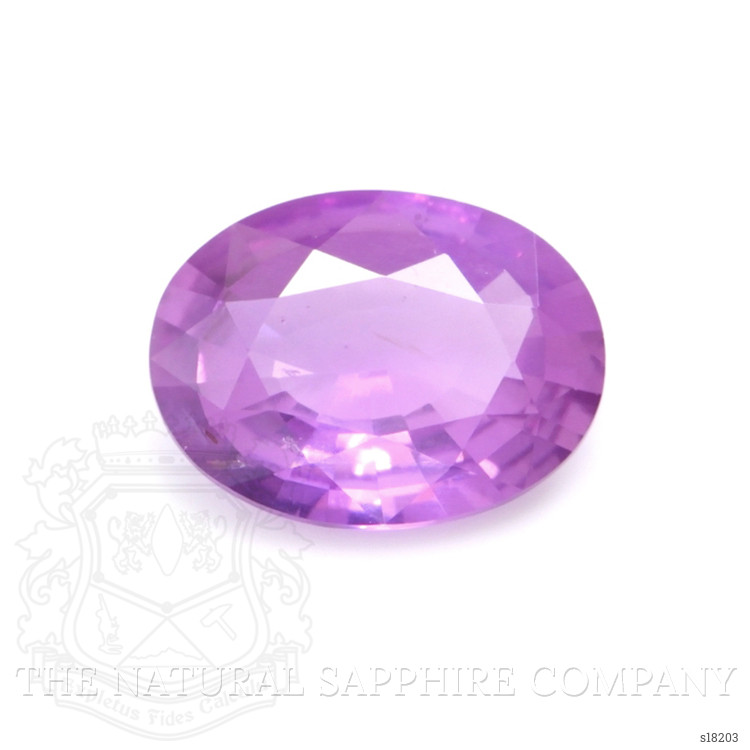0.51 Ct. Pinkish Purple Sapphire from Ceylon (Sri Lanka)