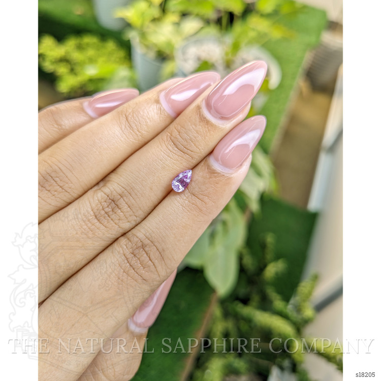 0.80 Ct. Pinkish Purple Sapphire from Ceylon (Sri Lanka)