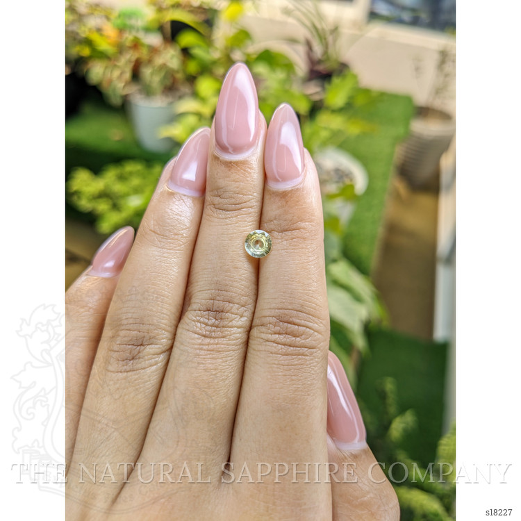 0.73 Ct. Yellow Sapphire from Ceylon (Sri Lanka)