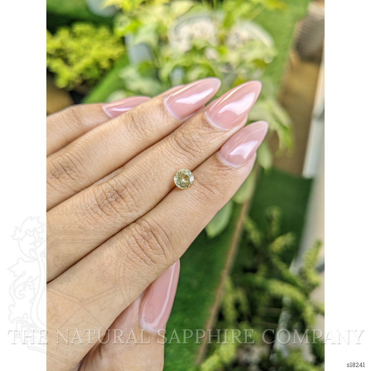 0.77 Ct. Yellow Sapphire from Ceylon (Sri Lanka)