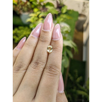 0.88 Ct. Yellow Sapphire from Ceylon (Sri Lanka) Life Style