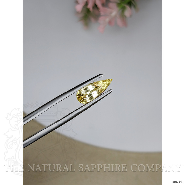 1.86 Ct. Yellow Sapphire from Ceylon (Sri Lanka)