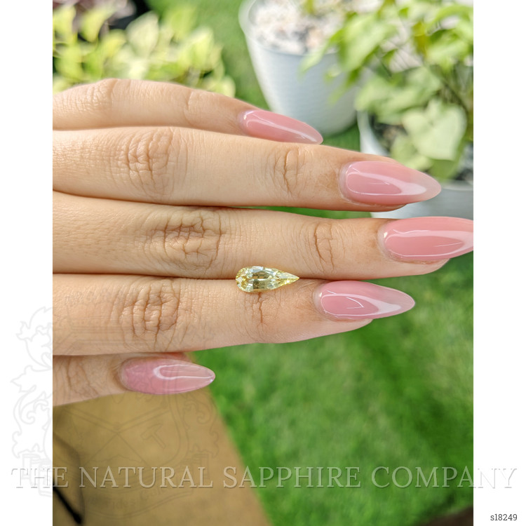 1.86 Ct. Yellow Sapphire from Ceylon (Sri Lanka)