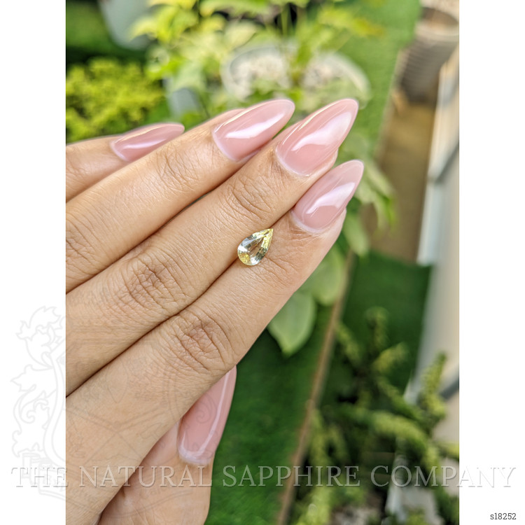 1.20 Ct. Yellow Sapphire from Ceylon (Sri Lanka)