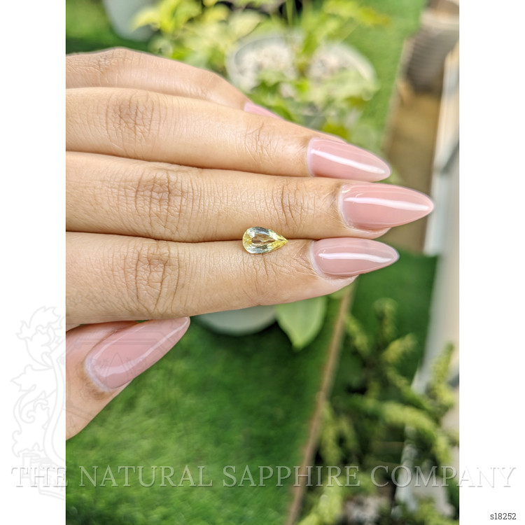 1.20 Ct. Yellow Sapphire from Ceylon (Sri Lanka)