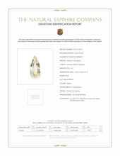 1.41 Ct. Yellow Sapphire from Ceylon (Sri Lanka) Scan Report