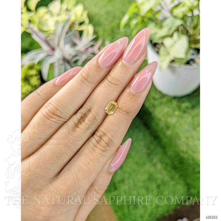 1.24 Ct. Yellow Sapphire from Ceylon (Sri Lanka)