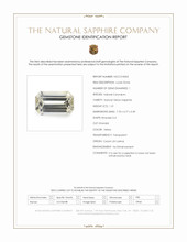 1.31 Ct. Yellow Sapphire from Ceylon (Sri Lanka) Scan Report