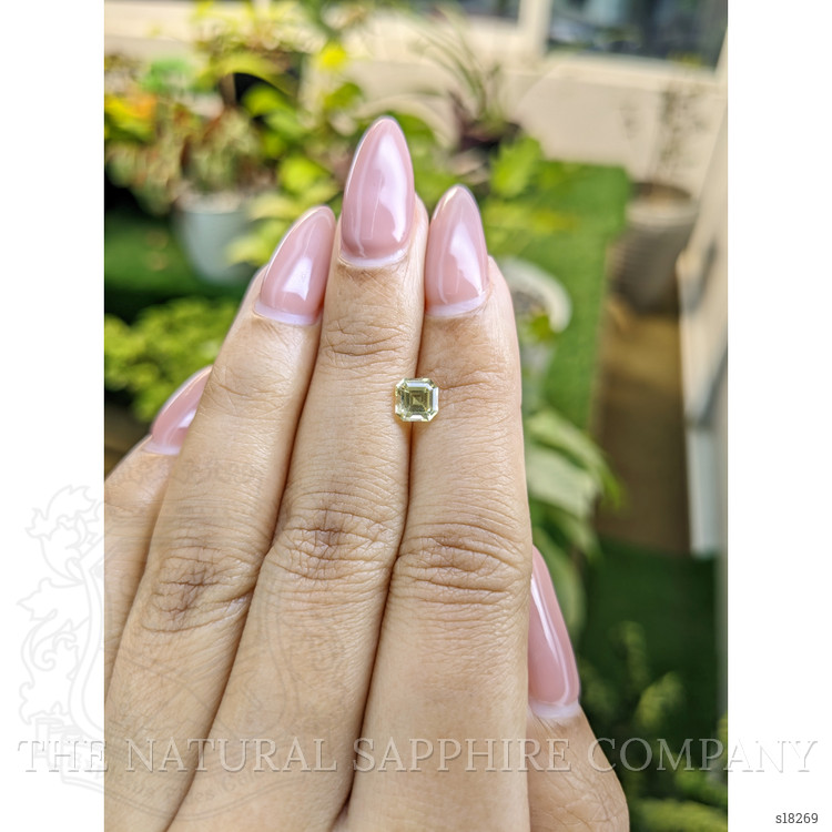 0.91 Ct. Yellow Sapphire from Ceylon (Sri Lanka)