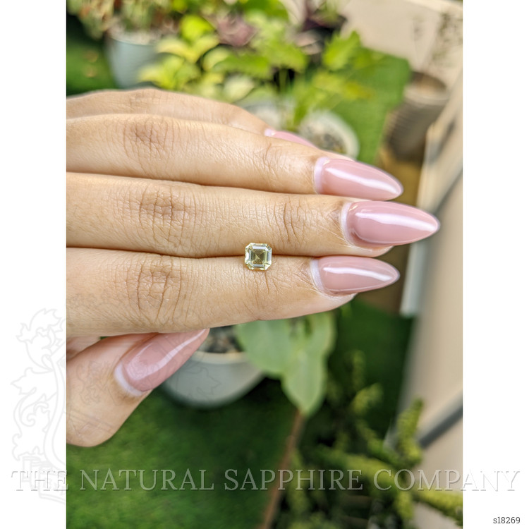 0.91 Ct. Yellow Sapphire from Ceylon (Sri Lanka)