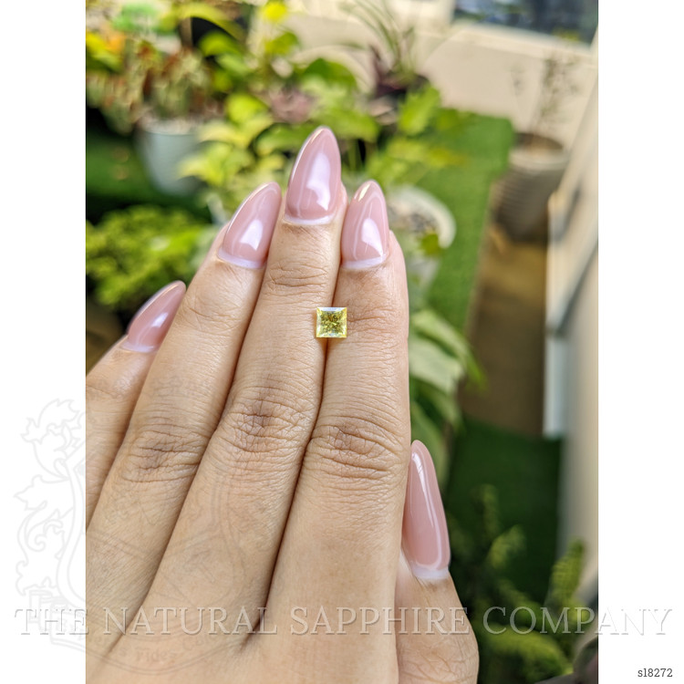 0.93 Ct. Yellow Sapphire from Ceylon (Sri Lanka)