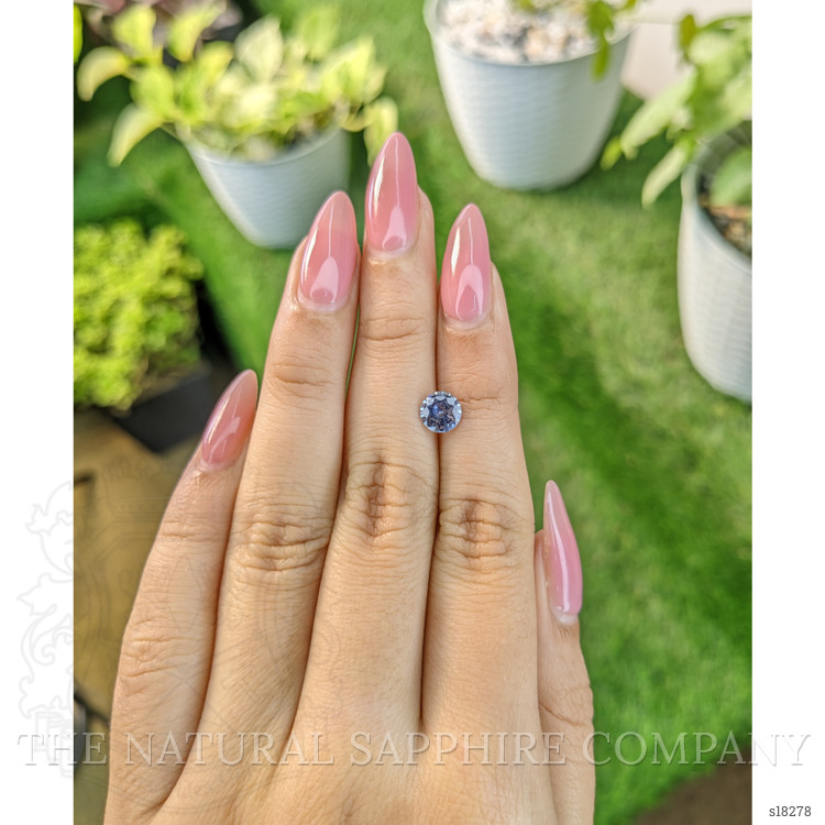 1.20 Ct. Blue Sapphire from Ceylon (Sri Lanka)