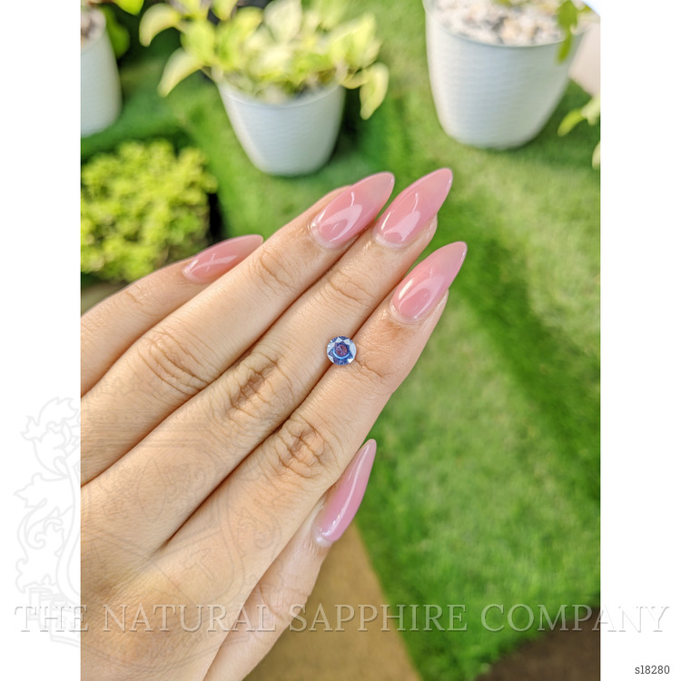 0.75 Ct. Blue Sapphire from Ceylon (Sri Lanka)