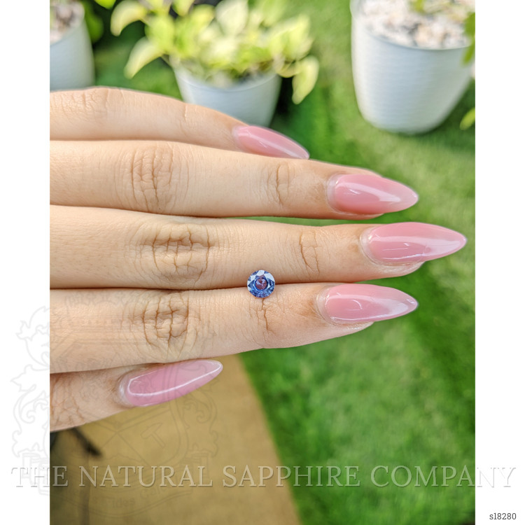 0.75 Ct. Blue Sapphire from Ceylon (Sri Lanka)