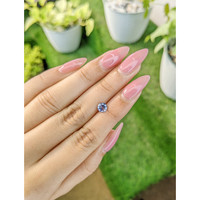 0.89 Ct. Blue Sapphire from Ceylon (Sri Lanka) Life Style