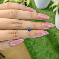 0.86 Ct. Blue Sapphire from Ceylon (Sri Lanka) Life Style