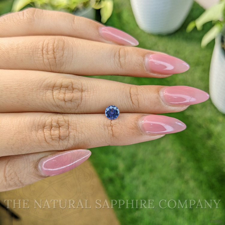0.86 Ct. Blue Sapphire from Ceylon (Sri Lanka)