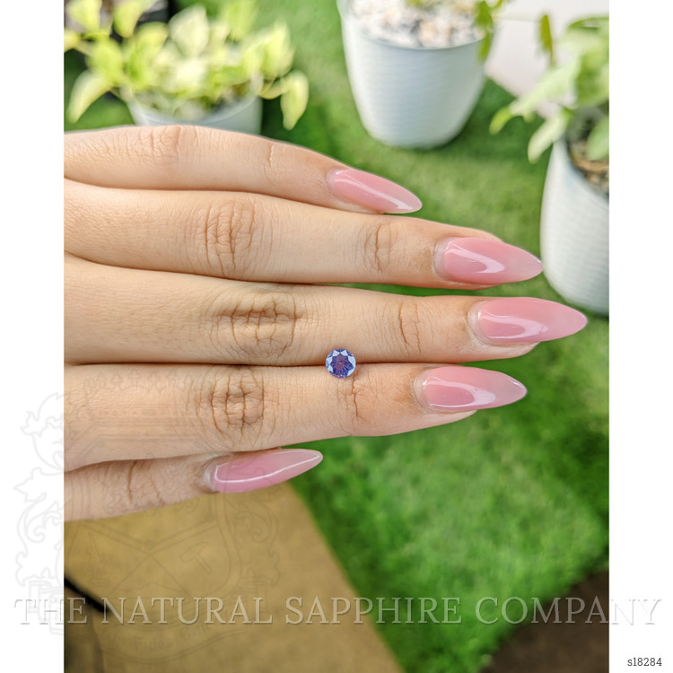0.64 Ct. Blue Sapphire from Ceylon (Sri Lanka)