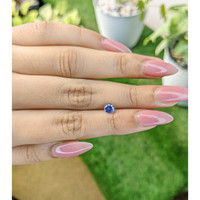 0.57 Ct. Blue Sapphire from Ceylon (Sri Lanka) Life Style