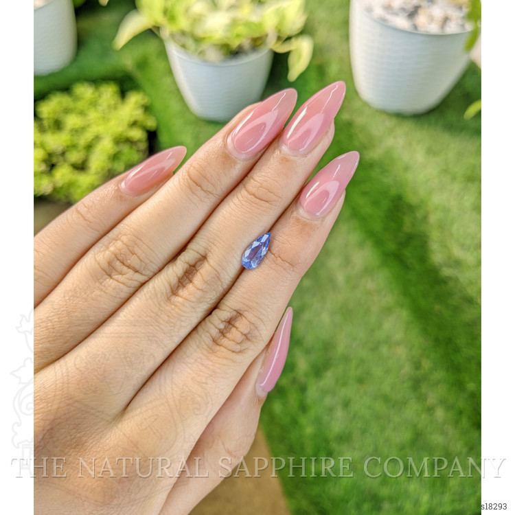 1.10 Ct. Blue Sapphire from Ceylon (Sri Lanka)