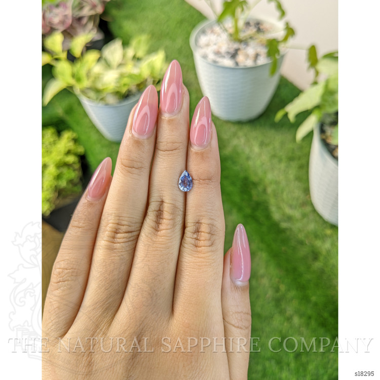 0.98 Ct. Blue Sapphire from Ceylon (Sri Lanka)