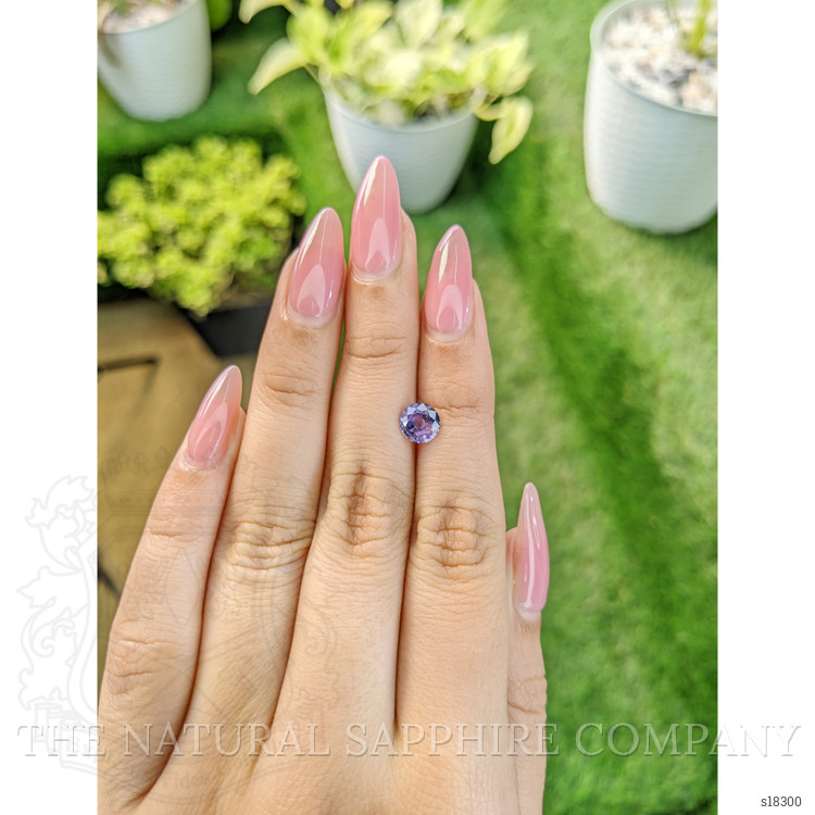 1.32 Ct. Bi Color Sapphire from Ceylon (Sri Lanka)