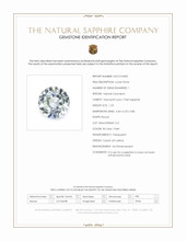 1.23 Ct. Bi Color / Parti Sapphire from Ceylon (Sri Lanka) Scan Report