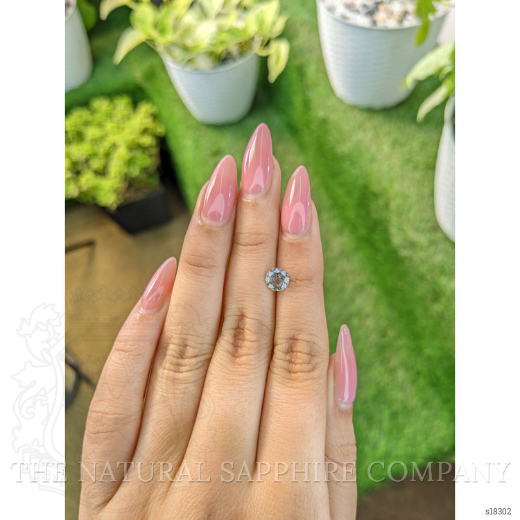 1.23 Ct. Bi Color Sapphire from Ceylon (Sri Lanka)