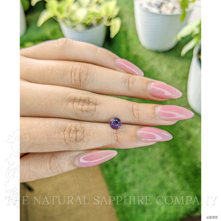 1.14 Ct. Bi Color Sapphire from Ceylon (Sri Lanka)